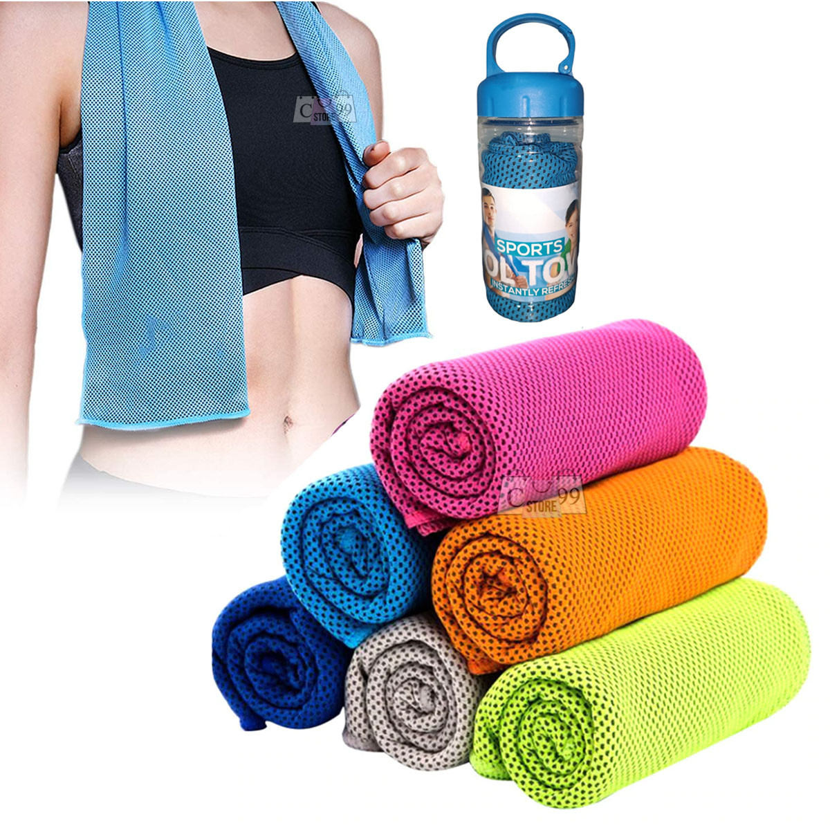 Miniatura 7 de Toalla Refrescante Para Gimnasio